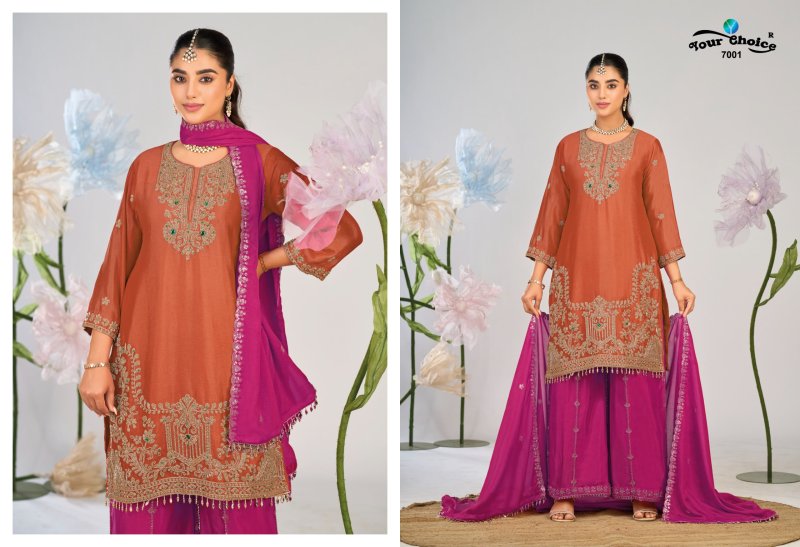 Aven By Your Choice Designer Chinon Beats Readymade Suits 
